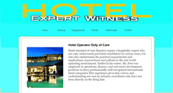 Desktop Screenshot of hotelexpertwitnesses.com